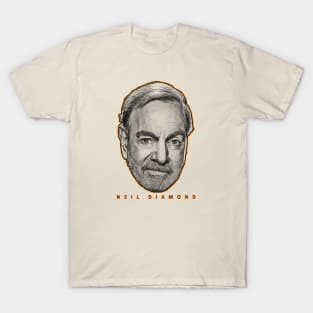 Retro Portrait Neil Diamond T-Shirt